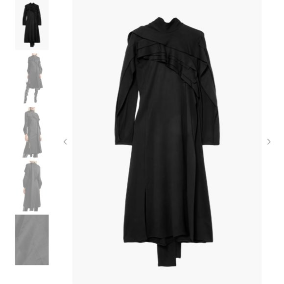 KOCHÉ Stretch-jersey turtleneck midi dress - Picture 5 of 5